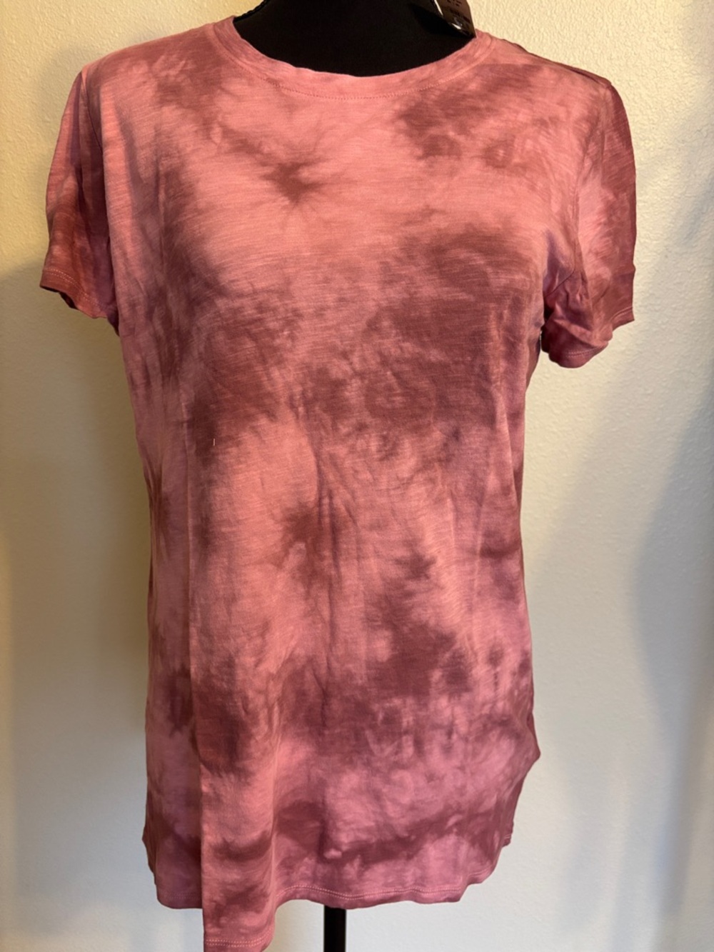 PINK Victoria's Secret Mauve Pink Tie-Dye Short Sleeve Tee